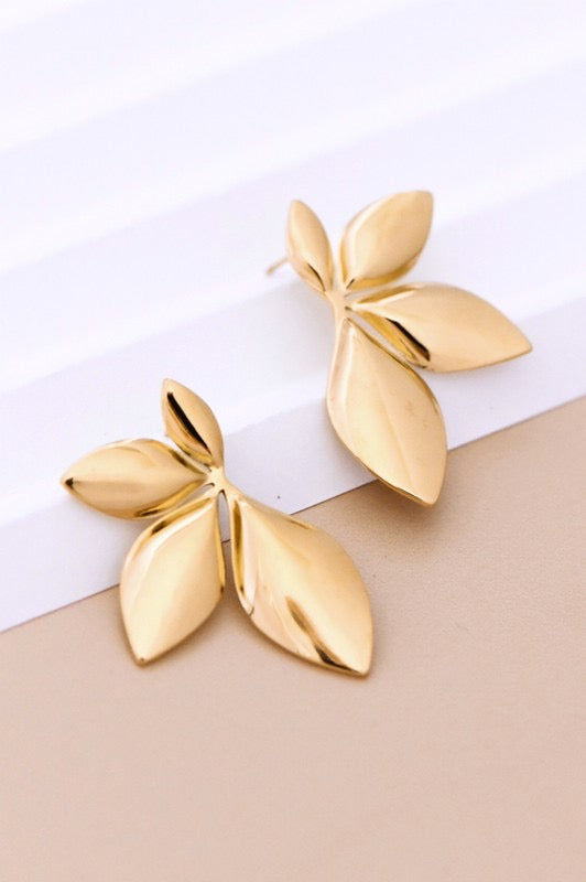 Gold Leaf earrings