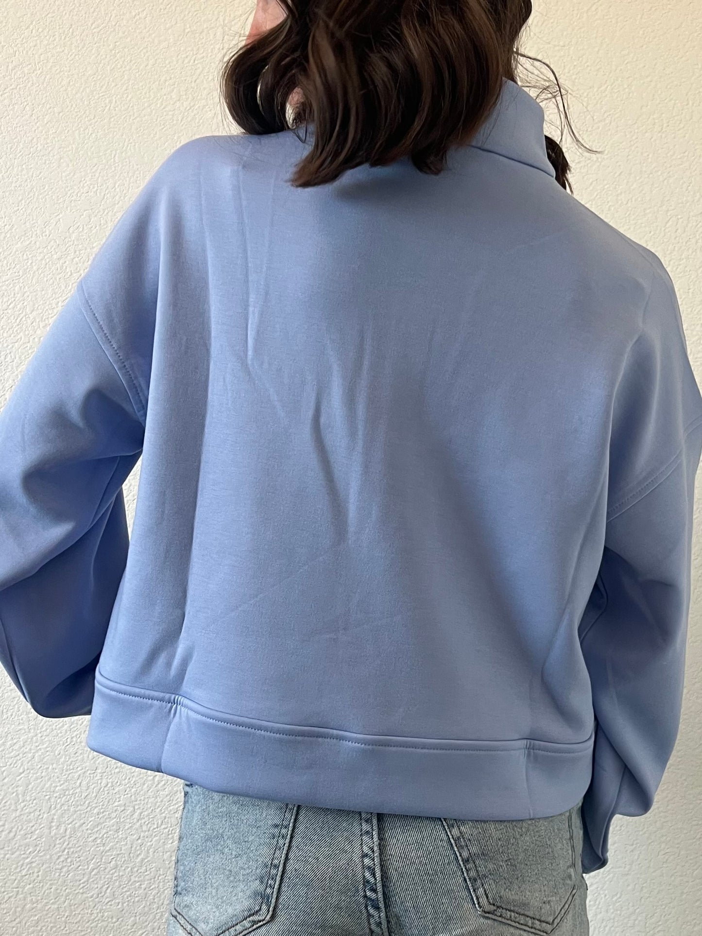 Sky Blue Quarter Zip