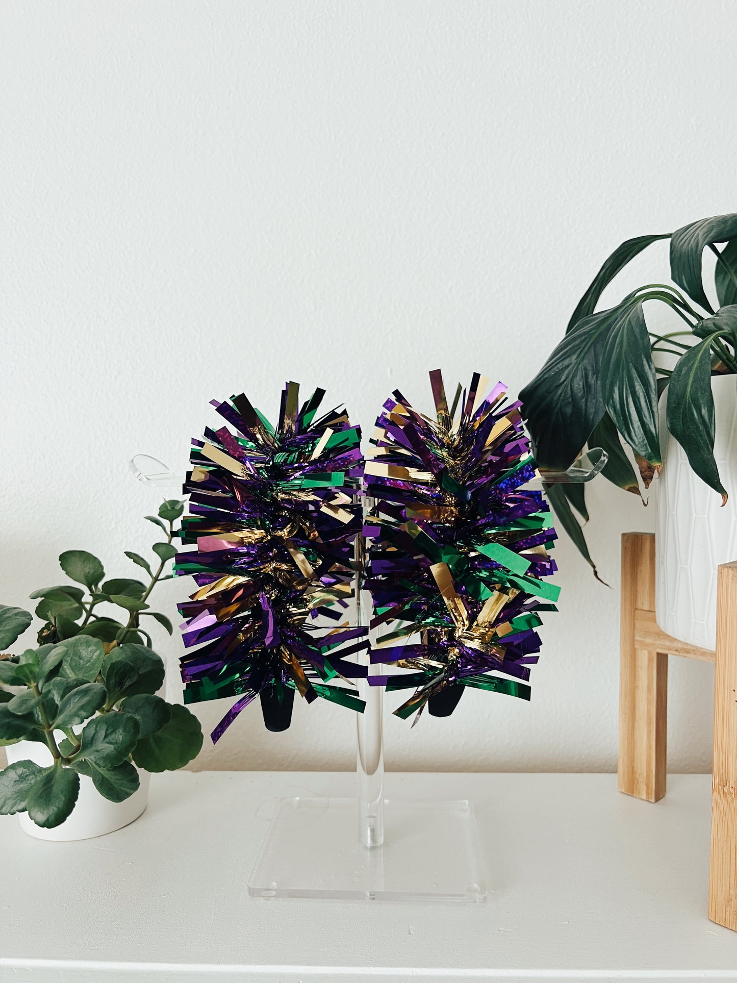 Mardi Gras Tinsel Headband