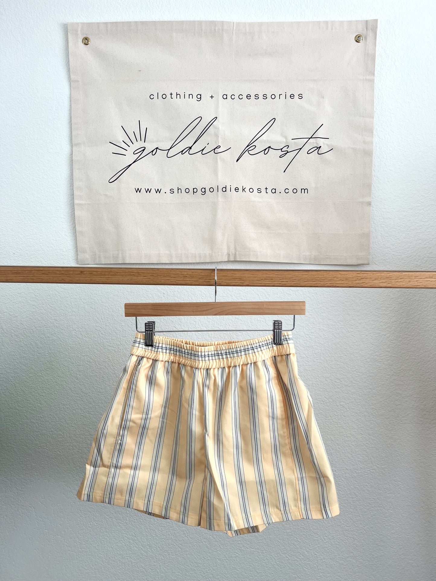 Stripe Women Boxer Shorts 